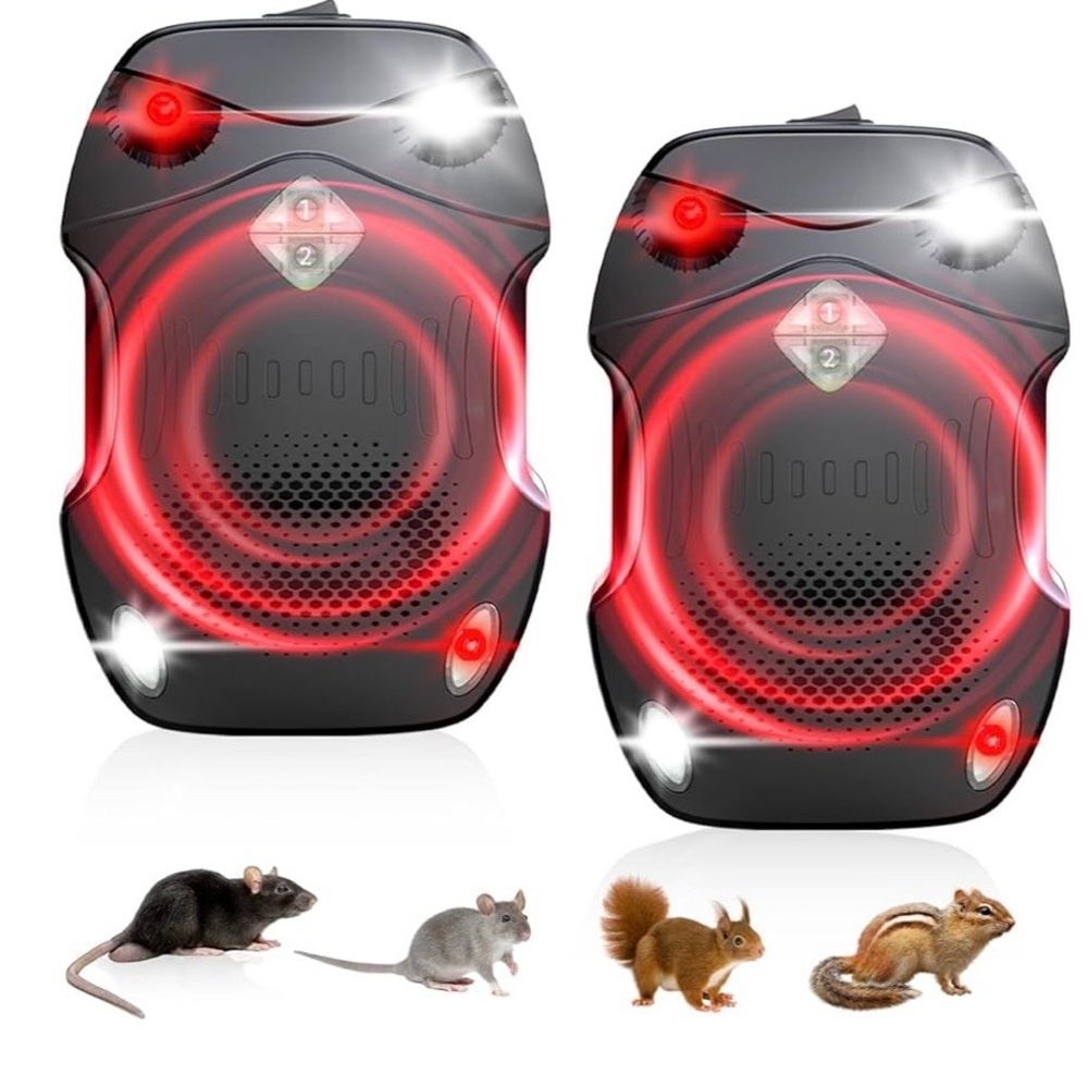 Ultrasonic Pest Repeller with LED Lights